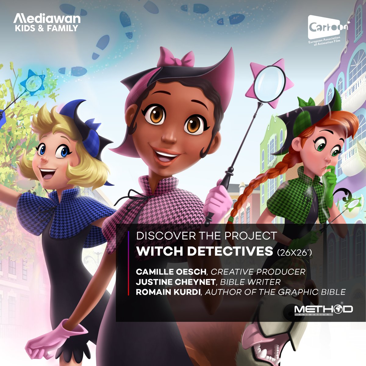 MediawanFr's tweet photo. 🇬🇧 #CartoonForum2022: #MethodAnimation (@Mediawan_kf) at @CARTOON_media!
For this new edition, the teams are back with two brand-new TV series:
➖ "KI & HI": https://t.co/MMsLSscXwi
➖ "WITCH DETECTIVES": https://t.co/gZLnvOkMYK https://t.co/rSA2haPsrn