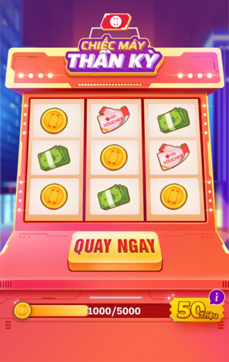 TraiQuangTri074's tweet photo. https://t.co/0dmUL2fAdy
Chơi ngay, trúng liền tay 50 triệu và hàng ngàn Voucher, tiền thưởng cùng Chiếc Máy thần kỳ! https://t.co/JfMufB9rt7