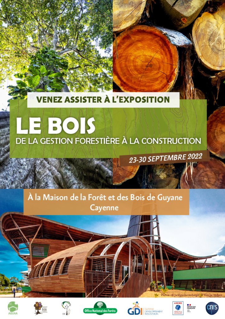 CanopeeSciences's tweet photo. Cette semaine, exposition sur le bois, à proximité du campus de @univguyane
Conférences avec #AQUAA, @ARDI_GDI , @ONF_Officiel, #Interprobois, @CNRS, @ademe
🌳🪵
+ d'infos ici
https://t.co/8hlbR69joa https://t.co/TTfEQp6c0a
