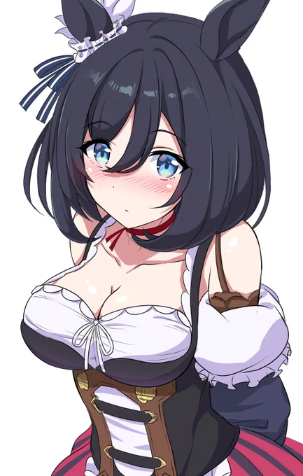 何かに照れるフラッシュさん#ウマ娘プリティーダービー#エイシンフラッシュ 