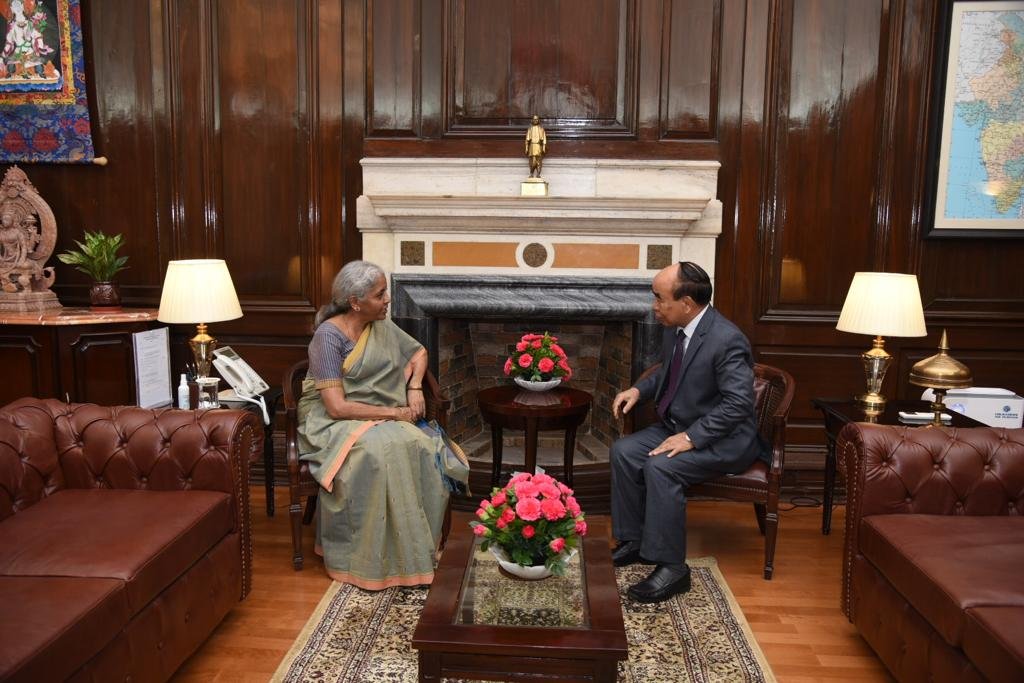 Mizoram Chief Minister Zoramthanga (<a href="/ZoramthangaCM/">Zoramthanga</a>) called on Hon'ble Finance Minister Nirmala Sitharaman at New Delhi on Monday.
