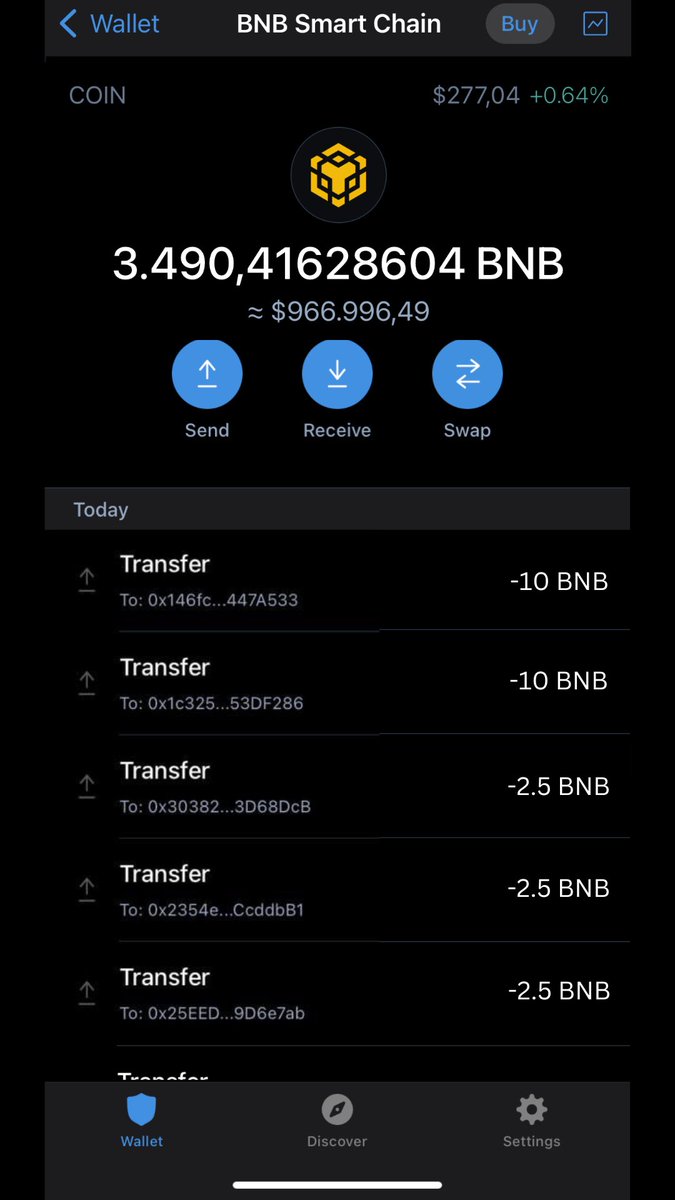 🎁 Today, Some of you will receive 2.5 $BNB ( 💲700 Usd) and will sent to your Wallet 🎁

A person who retweets, follows me and retweets + retweet pinned 📌 will receive 2.5 $BNB ( $700) (yes, for real) 

Drop your wallet address 🎁🎁🎁🎁🎁🎁🎁🎁