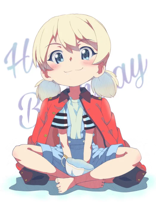 ちょっと遅くなりましたが、誕おめであります!!#ダージリン誕生祭2022 #ガルパン#garupan 