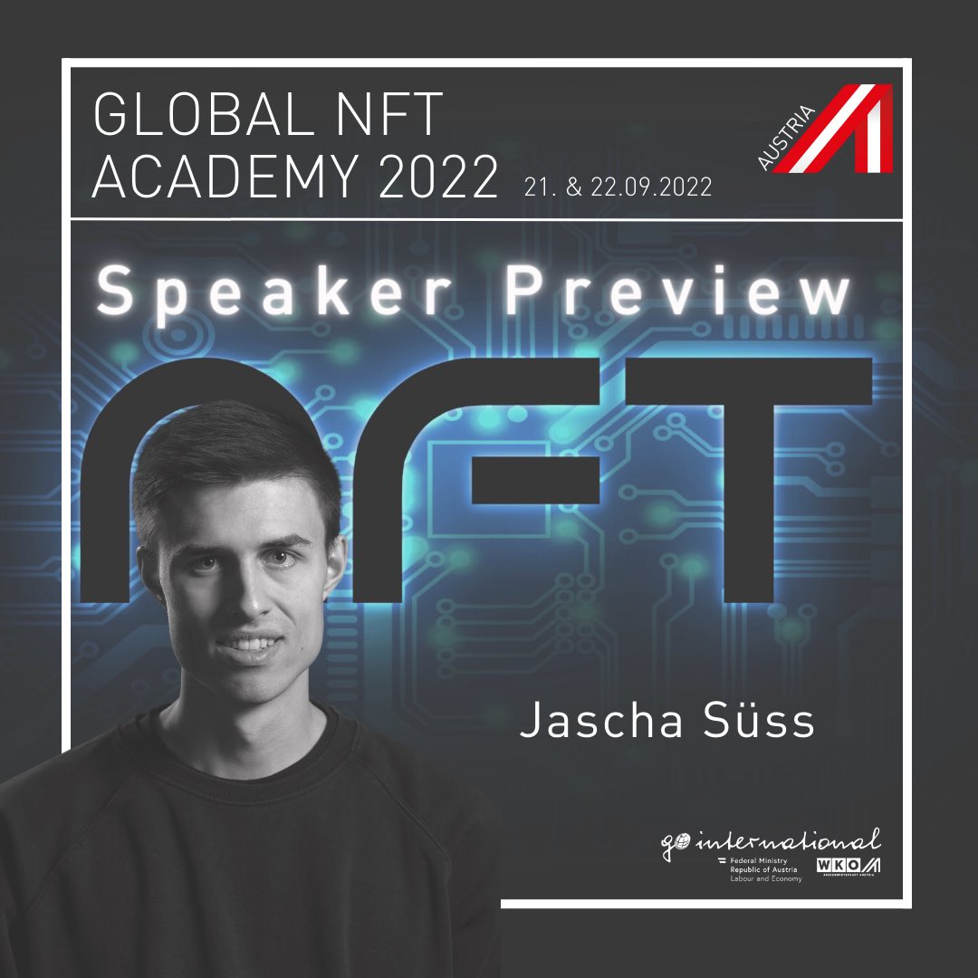 Reanne1981's tweet photo. @Jaschasuess is creating mind-blowing #digital #artworks and live #visuals for festivals, artists and large cultural events. At the Global #NFT Academy on Sept 21, he is going to share his artist’s perspective with us. Join here: https://t.co/wR9Hi2dq6U https://t.co/f8thol381j
