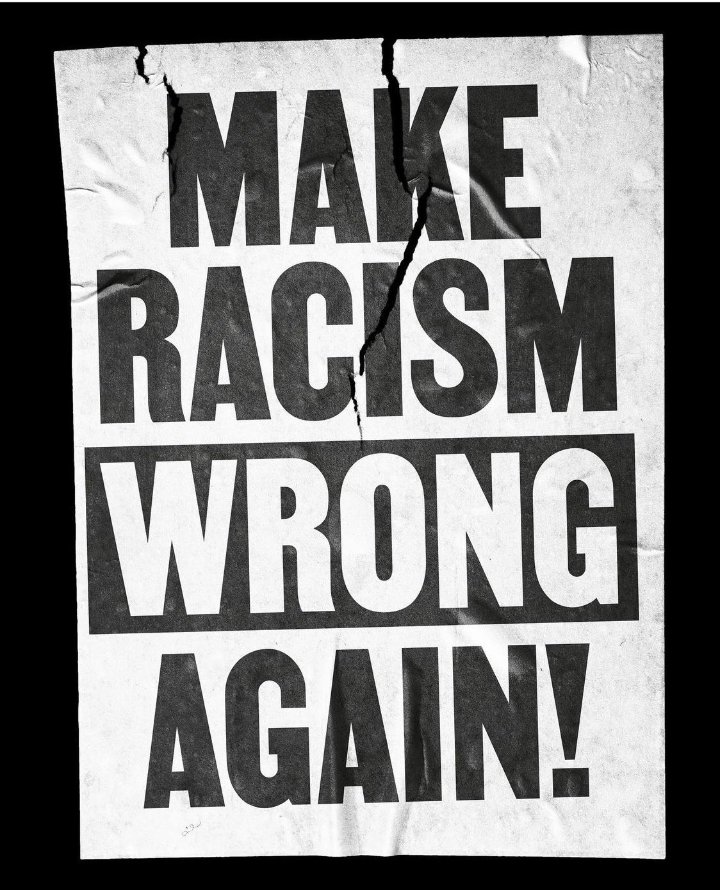 ElisabethKlang's tweet photo. #makeracismwrongagain https://t.co/Tp8bp6za7Z