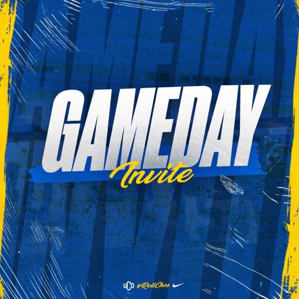 Recruits here’s another opportunity to check out <a href="/ucobronchofb/">UCO Football</a> this Saturday at Chad Richison stadium starting at 2pm against Northwest Missouri. Fill out the link below

forms.office.com/Pages/Response…