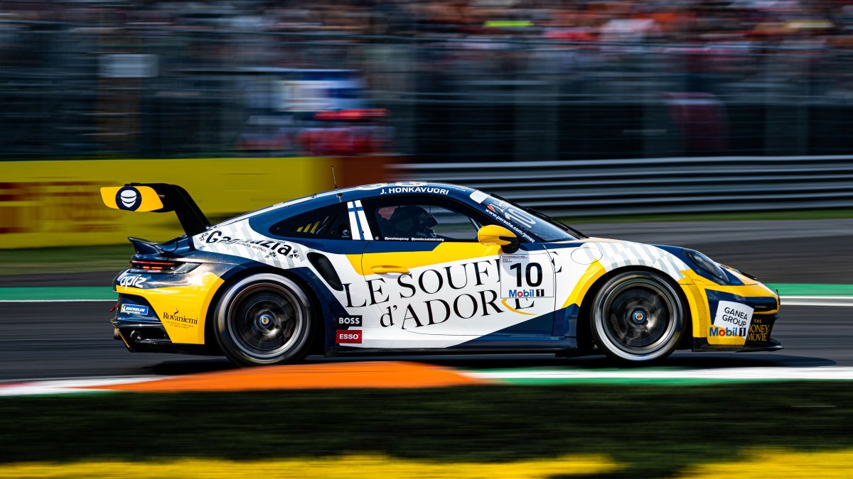 PorscheSupercup's tweet photo. #PorscheMobil1Supercup – “Synttärionnittelut“ Jukka Honkavuori, happy birthday to our favourite #Porsche #Supercup Finn. During the 2022 season, the experienced driver from the northern town of Rovaniemi drove the #FACHAUTOTECH #911GT3Cup no. 10 to 14th overall
@PorscheRaces https://t.co/l2D3n6Wx2N