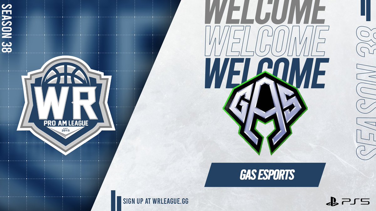 Welcome @GasProAm to PS5 Season 38 🚨

@FendiiXL 
@xSunamii
<a href="/ImProspect_/">Prospect</a> 
@Zeonbb
<a href="/KingNemoo/">KingNemoo⚡️</a>
<a href="/LegittBK/">Dart is my QB1</a>

Register ➡️ wrleague.gg/registration

<a href="/iNetworkSports/">iNetwork</a> @2KHUNTSEARCH @2KCrewFinder