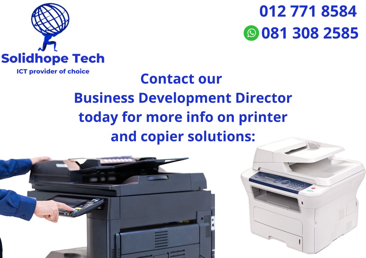 SolidhopeTech's tweet photo. #printingservices
#PRINTING 
#copiers
#printers
#PrinterRental https://t.co/LCDyjerWJ4