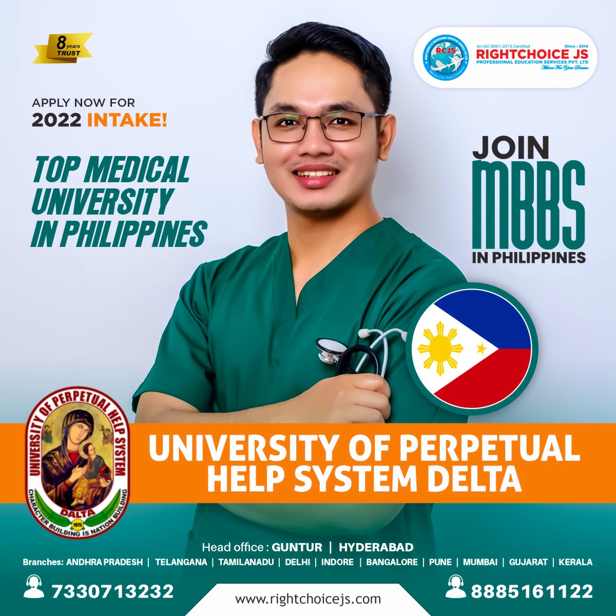 Rightchoice_JS's tweet image. #mbbsabroad #mbbsinphilippines

Study MBBS/MD in abroad
Hyderabad &amp;amp; Warangal : 7330713232
Guntur : 8897222554
Nellore &amp;amp; Kadapa : 8019820666
Vizag &amp;amp; Rajahmundry : 8885161122
