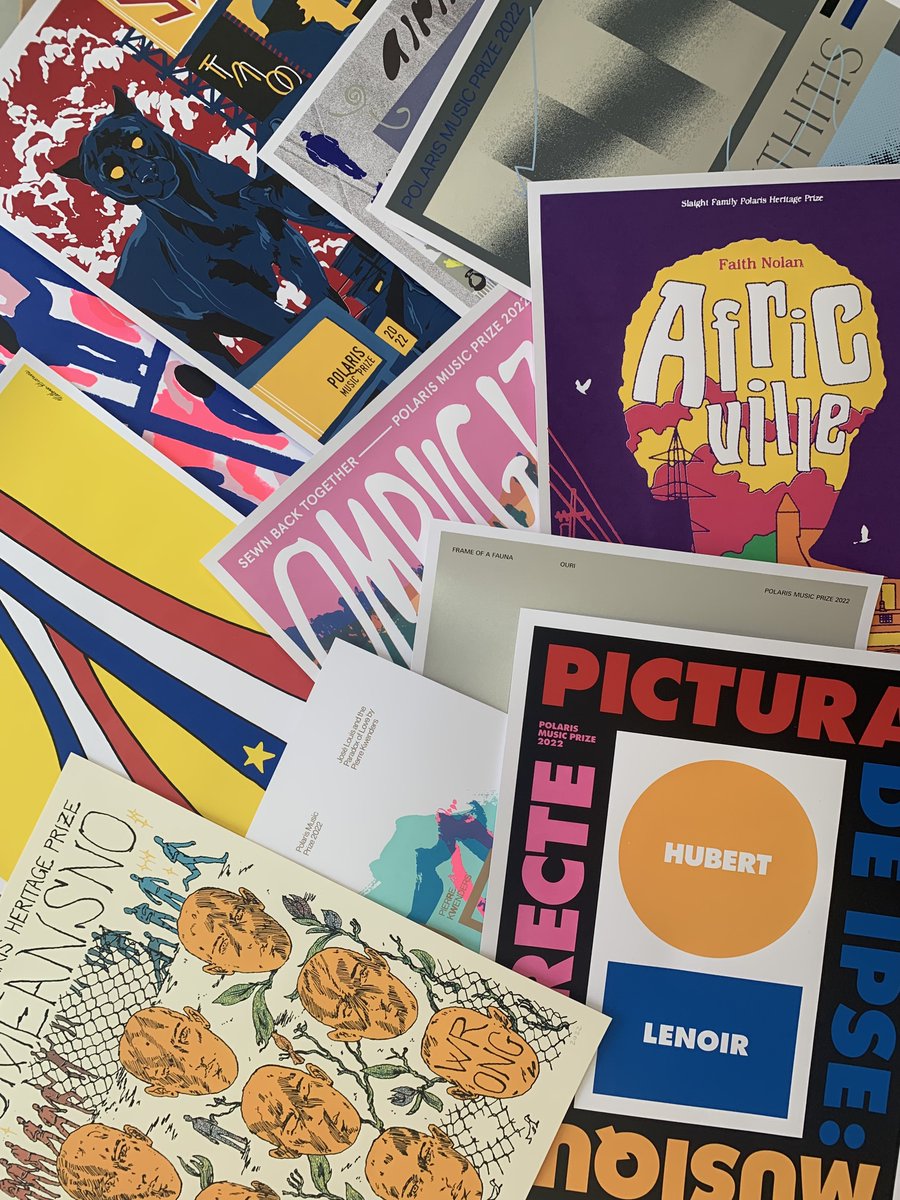 We can’t wait to see you tonight at the #PolarisPrize Gala where we will announce our 2022 winner! Posters from our exhibition will be available for sale at The Carlu this evening, and will continue to be on sale at @underscoreprojects for the duration of the exhibition.