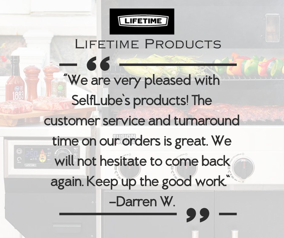 SelfLube's tweet photo. Turnaround time is one of our top priorities. We have a 99% on-time shipping rate; you order-- we deliver. Always. 

Contact us today about when we can ship you your next product! https://t.co/t58UmWY1wr https://t.co/mSOI5E1tUY