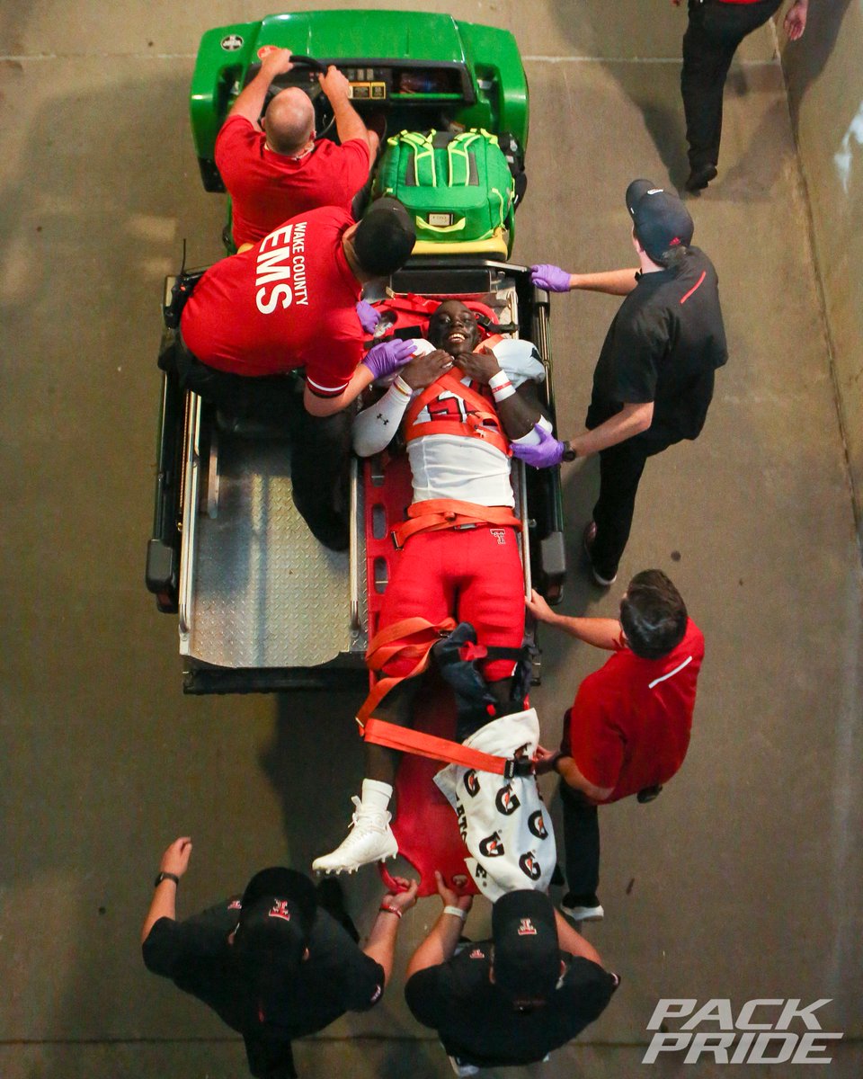 Decided not to tweet this on Saturday night because we didn't know the outcome for Texas Tech LB Bryce Ramirez.

Even through serious pain and adversity, he was in good spirits with a huge smile on his face. Just thought this was a powerful photo from <a href="/ScientifNick/">Nick Faulkner</a> in hindsight.