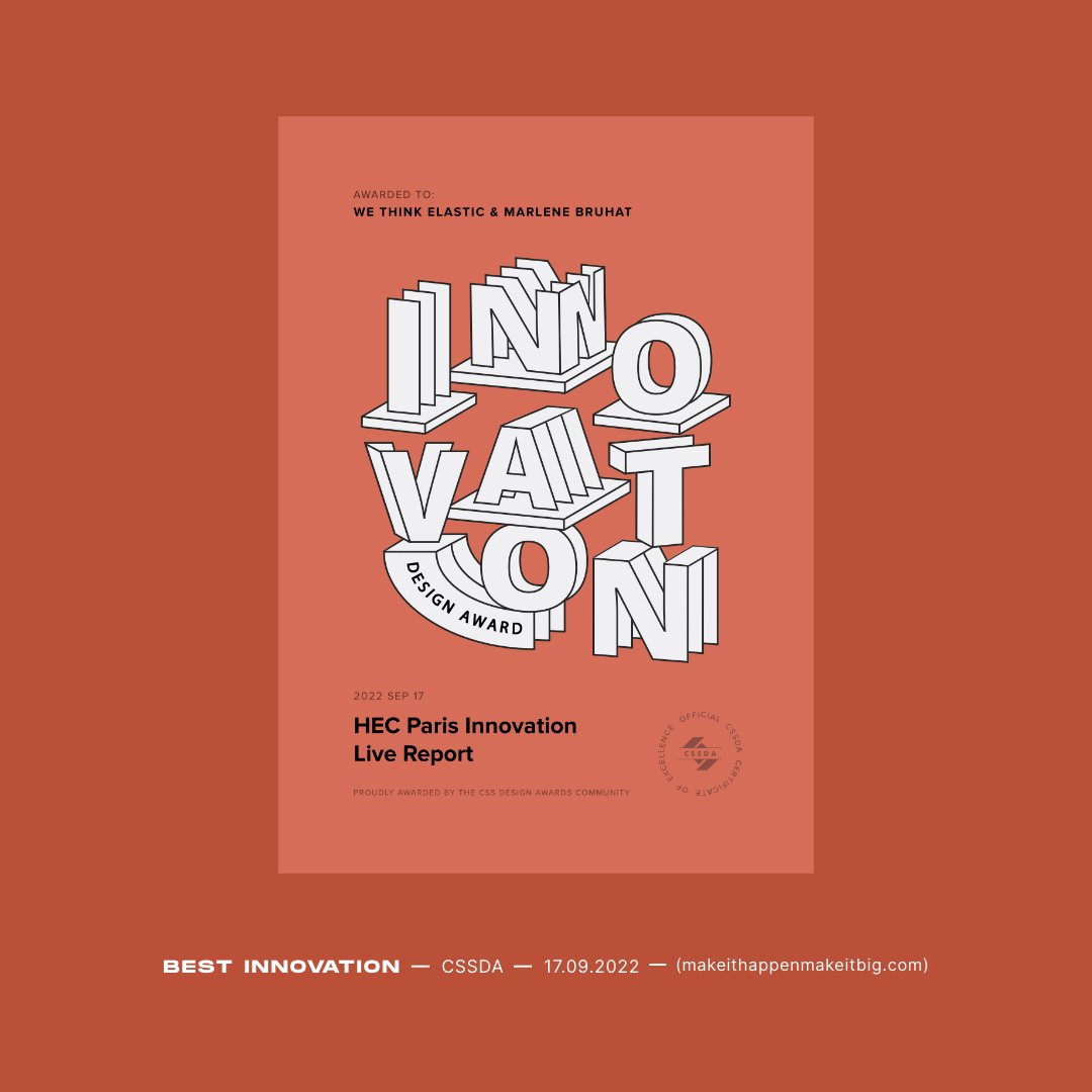 Marvin_X_'s tweet photo. Special Kudos Award, Best Innovation, Best UX & Best UI for Global Live Report : https://t.co/OiVM4S6kjp
Thanks @cssdesignawards !
.
.
.
#award #awardwinning #specialkudos #bestinnovation #bestux #bestui
#cssda #cssdesignaward https://t.co/i96FI870us