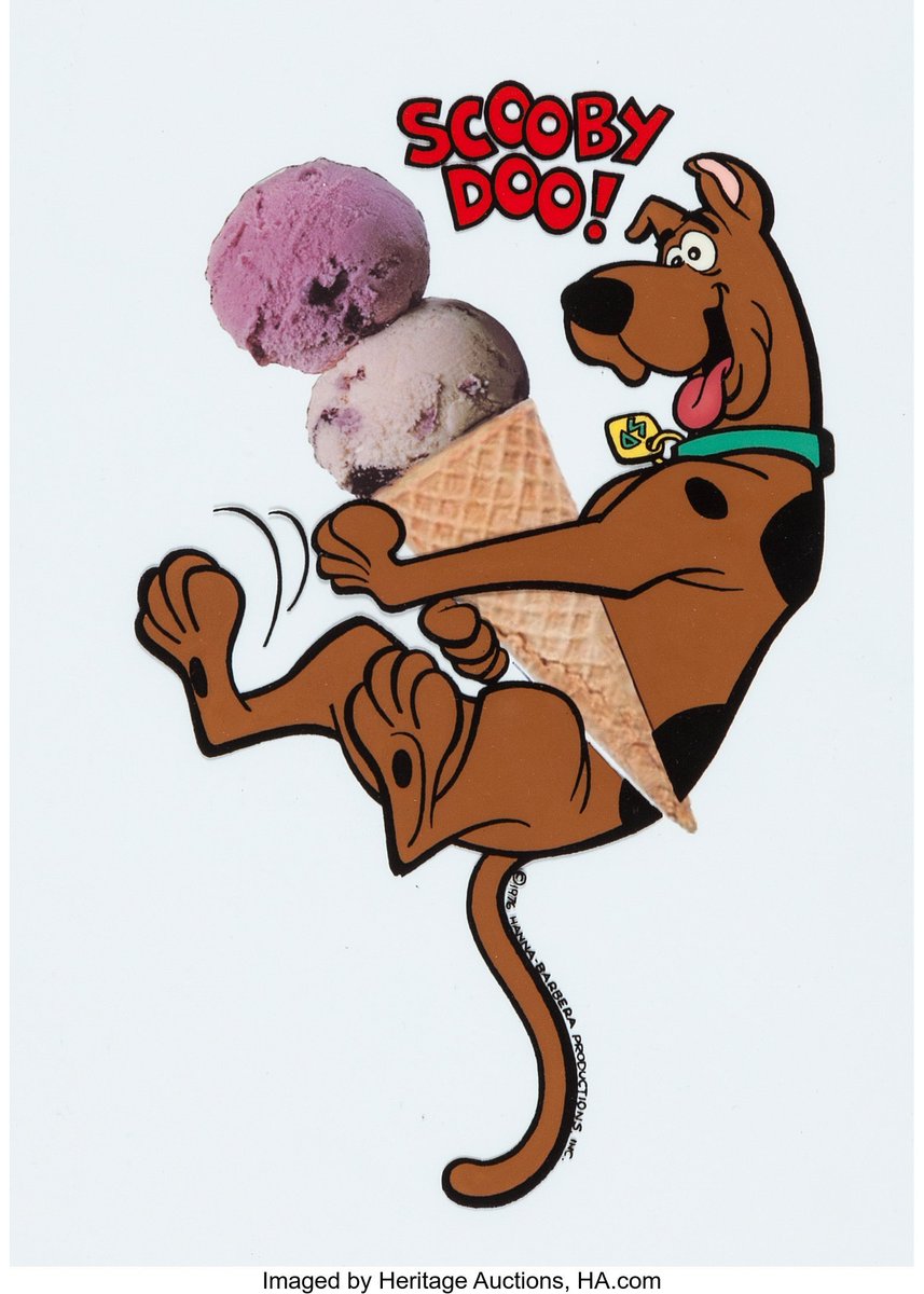 WendyLovesJesus's tweet image. The weather might be getting cooler, but it's never too cold for ice cream -- Happy #NationalIceCreamConeDay! One scoop or ten, #ScoobyDoo? 🍦🍦🍦

📷 Scooby-Doo Ice Cream Advertiser Pitch Cel (Hanna-Barbera, 1976)

#IceCreamConeDay 🍦