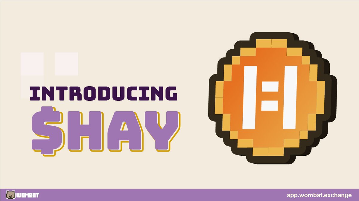 WombatExchange's tweet photo. $HAY is a revolutionary over-collateralized #destablecoin backed by #BNB, invented by @Helio_Money🔶

Now that it's coming to @WombatExchange, we've compiled everything you need to know about this token in this thread 🧵 https://t.co/T1LXhD8jUZ