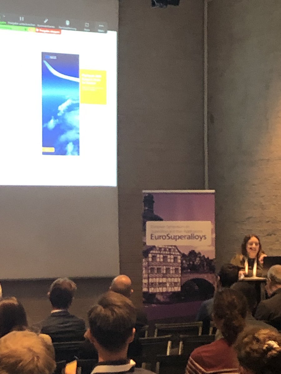 <a href="/FranSynnott/">Fran Synnott</a> presenting her work on load partitioning in superalloys using advanced synchrotron techniques. #eurosuperalloys2022