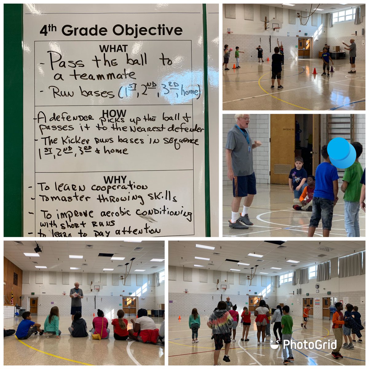 Kickoff to PE Coaching Cycle with Mr. U & 4th Ss starting off strong with establishing routines to support effective instruction. ✅ Roll Call ✅ Warm-Up ✅ Unpack Objective ✅ Demo ✅ Guided Practice @kristi_enriquez @AMGlinowiecki