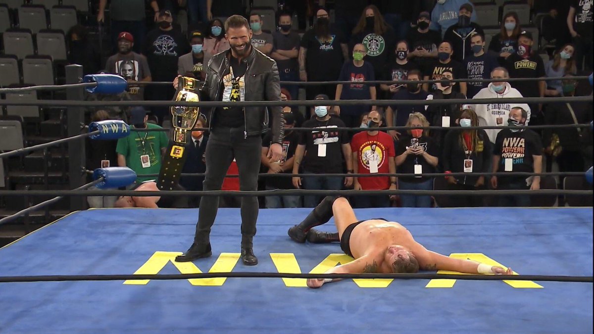 EoGWrestling's tweet photo. #CardonaCount:
@TheMattCardona has defended the Internet Championship four times in two continents since returning from injury 26 days ago.
Trevor Murdoch has defended the @NWA Worlds Heavyweight Championship once since Cardona vacated it 100 days ago.
#NWA #HardTimes3 #NWAFAM https://t.co/rNeuC9kZuy