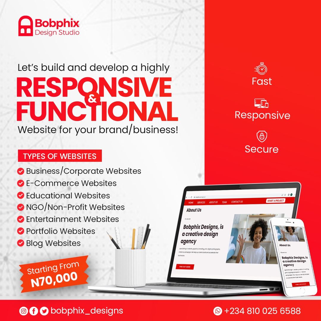 bobphix's tweet photo. Don't be left behind. Your business needs an online presence. Digitize it with us. Let us make your brand stand out and dominate.

Send a DM to get started https://t.co/sTziQpCy0P