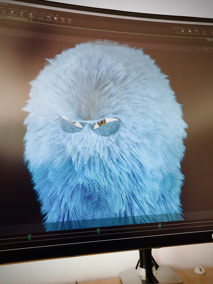 rokandic's tweet photo. Testing those “hairy” expressions :) #cisforcharlie_shortfilm #houdini #kinefx https://t.co/GlGL1ozWy2