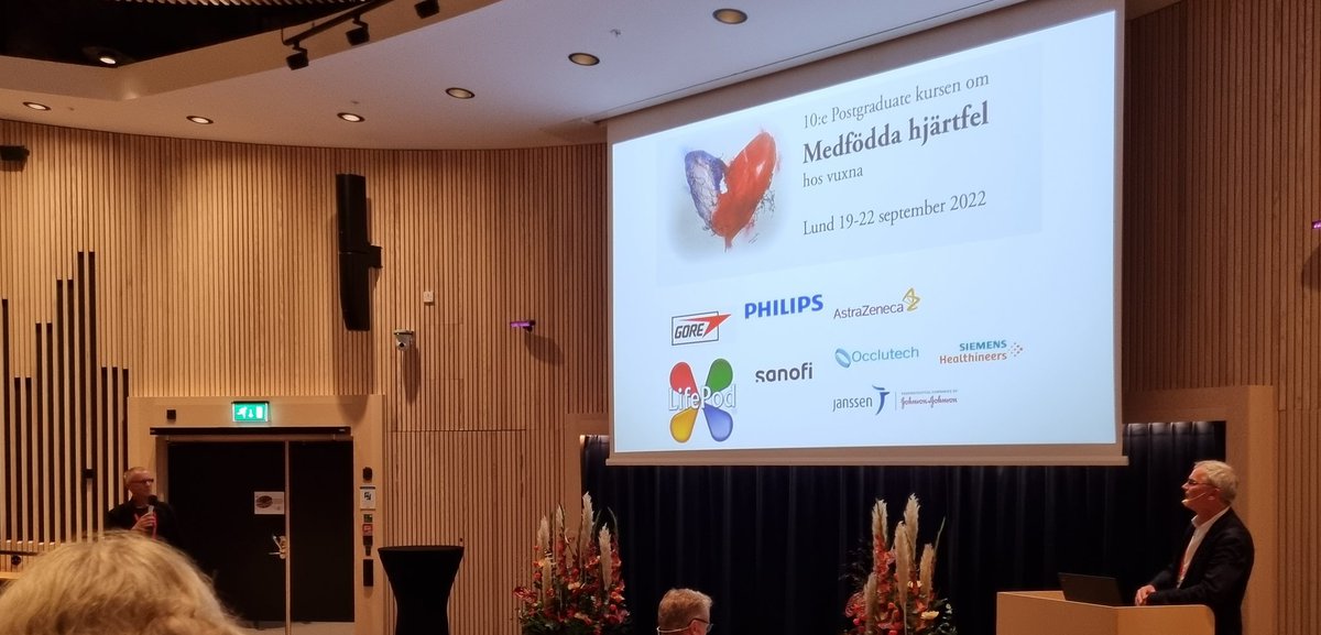 Vi är på kursen Medfödda Hjärtfel på sjukhuset i Lund. Härlig stämning med en massa vetgiriga kardiologer och andra inom vårdprofessionen. #LifePod passar bra här, då det är patientgrupper som behöver följas under lång tid.