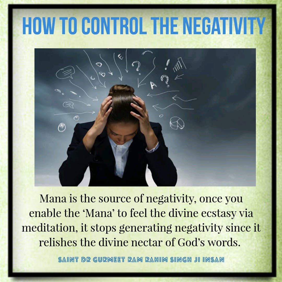 Navdeepkaur301's tweet image. Depression causes various harms to our body as well as on thinking and memory power of brain. 

It&apos;s seems very hard to fight depression but Meditation is the best method to #KeyToFightDepression, provided by Saint Gurmeet Ram Rahim Ji