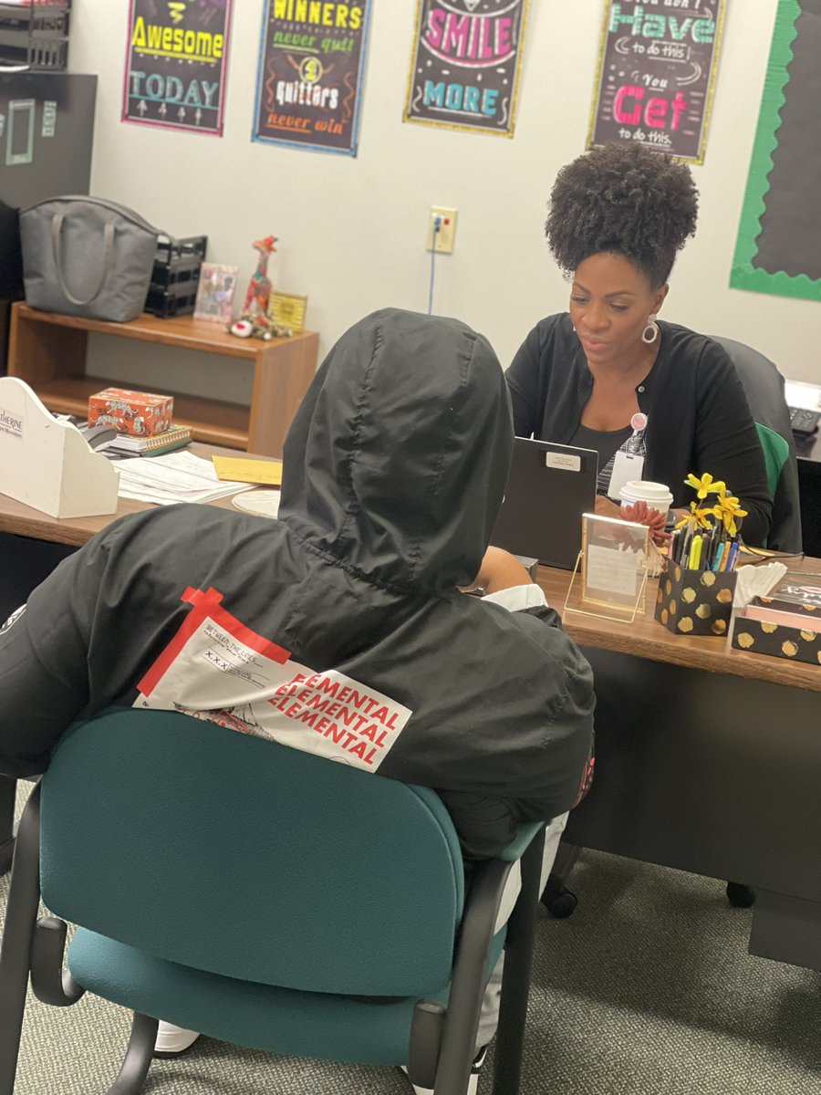 DrBeene_'s tweet photo. Our Transition Specialist, Ms. Hamilton, supporting student success! @SPringisd_SPED https://t.co/araYktW4Xj