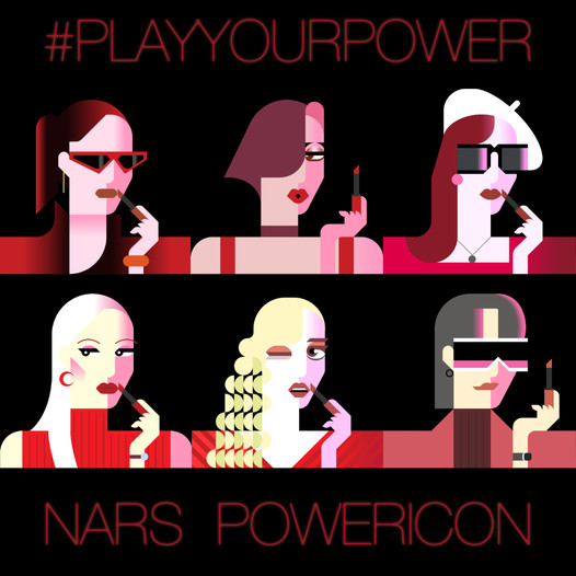 NARSCosmetics's tweet photo. Introducing POWERICON, a collection of 2,022 unique #NFTs in celebration of NARS Hong Kong’s 20th anniversary. Inspired by new Powermatte Lipstick, the NFTs were created in collaboration with designer @rexkoo. Explore the collection and #PlayYourPower: https://t.co/i1OfznA4X3 https://t.co/ThgoQXeqBj