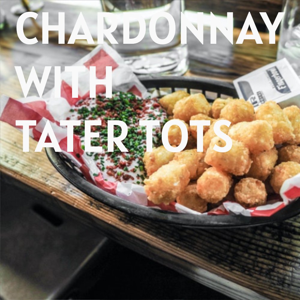 onepalate's tweet photo. Definitely try this - Chardonnay &amp; Tater Tots. What's your favorite pairing with tater tots? 🗨️👇

Want instant access to wine and food pairings? Download Grape Base today. https://t.co/VR9hauTmcY

#tots #whitewine #chardonnay https://t.co/pciHp5YdPj