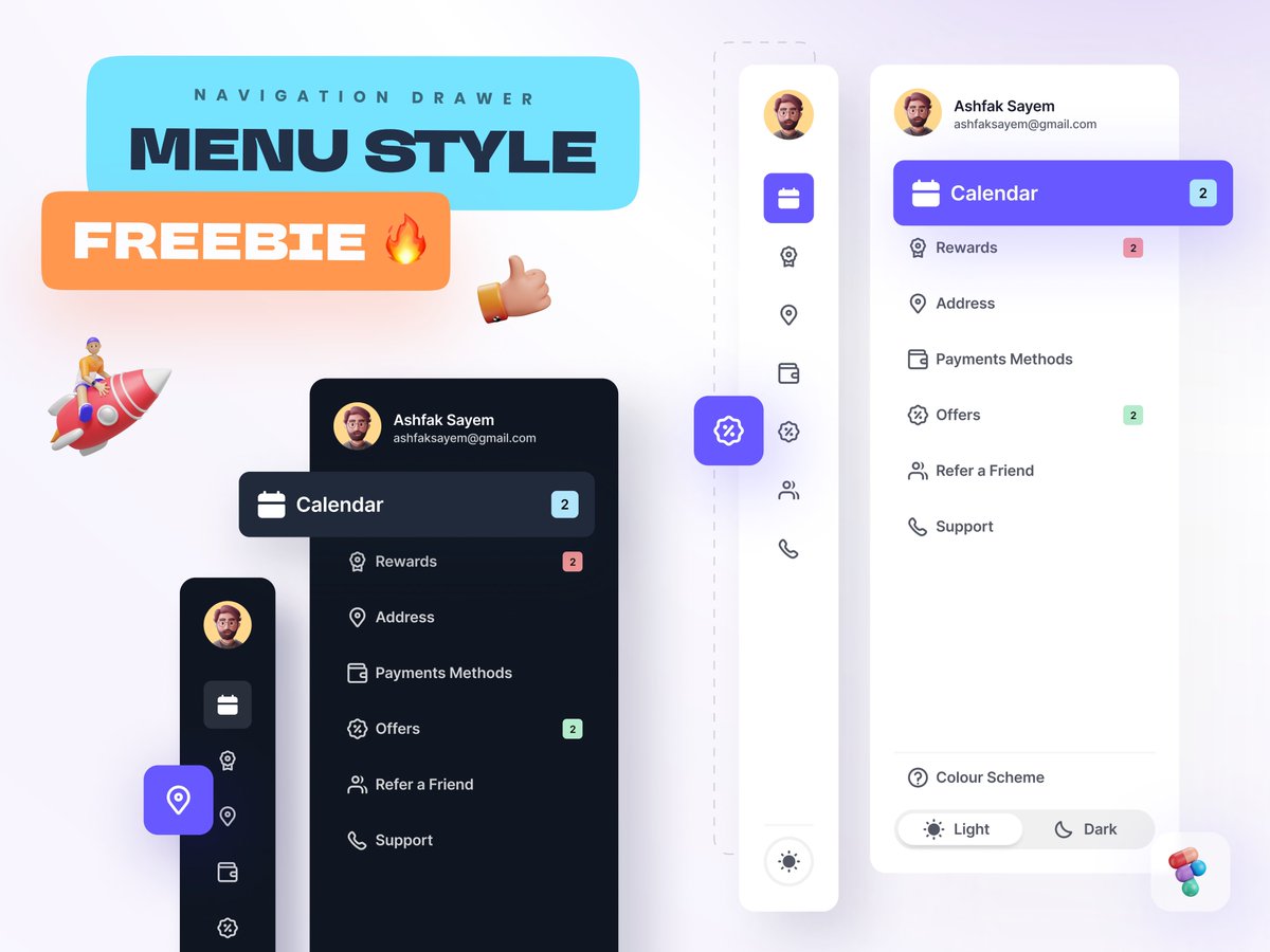 delowar776's tweet photo. Navigation Sidebar👋
Free Download 👉 https://t.co/4J5xneLRW9

#navigation #sidebar #navigatoinsidebar #freeuikit #freedesign #uikit #uidesign #uistore #ui #ux #design #webapp #webdesign #webappdesign #website #mobileapp #mobileappdesign https://t.co/OKYikmfOXl