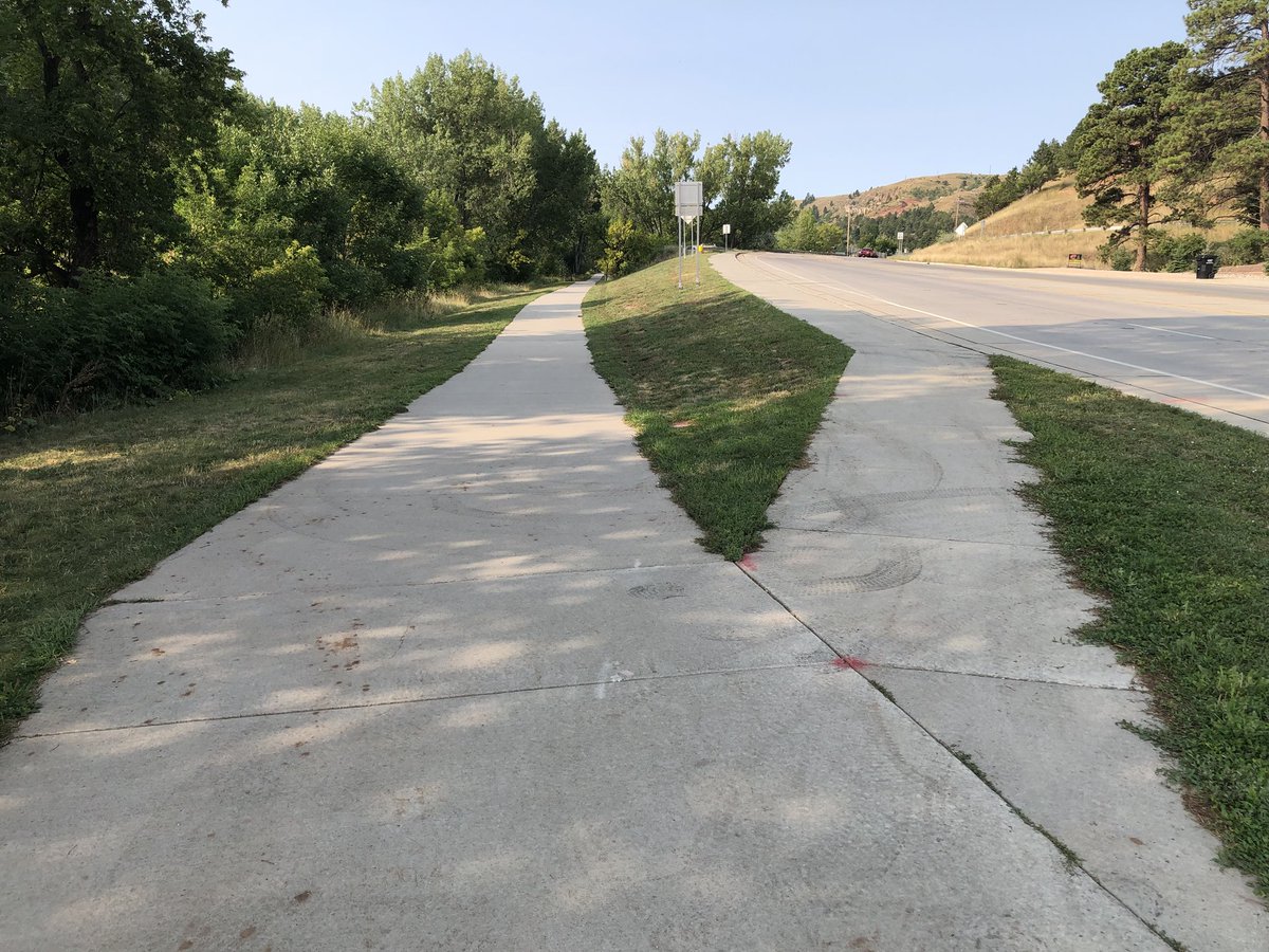 City of Rapid City on Twitter "Bike path section closure Chapel Lane