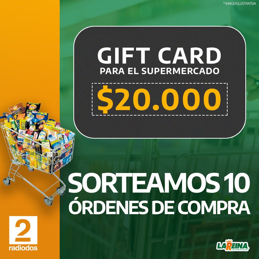 radio2rosario's tweet photo. 🙌🏻 ¡HOY SE VA OTRA ORDEN! 🤩

Sorteamos 10 ÓRDENES DE COMPRAS para utilizar en supermercados La Reina  🙌🏼👏🏼

Cómo participar:

✅ Seguirnos: @radio2rosario!
✅ Dale Me gusta.
✅ Dale RT.

Se sortea esta tarde con @PabloMotto 😄
Mucha suerte! 🍀 https://t.co/fhrDe2Sp1s