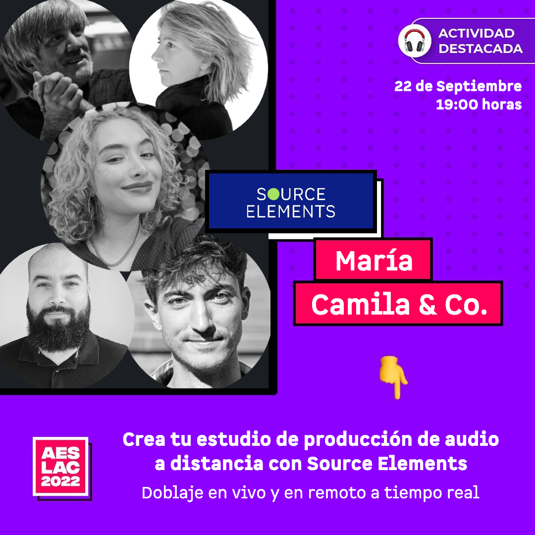 SourceElements's tweet photo. Esta semana vamos a @aesarg Buenos Aires!

Primera actividad: doblaje, grabación y mix en directo y tiempo real grabando desde Buenos Aires a talentos en otras partes del mundo.

Pásate por nuestro stand y recibirás un obsequio! Estamos deseando conocerte https://t.co/ntRInUcceh https://t.co/wIFMNV25rA