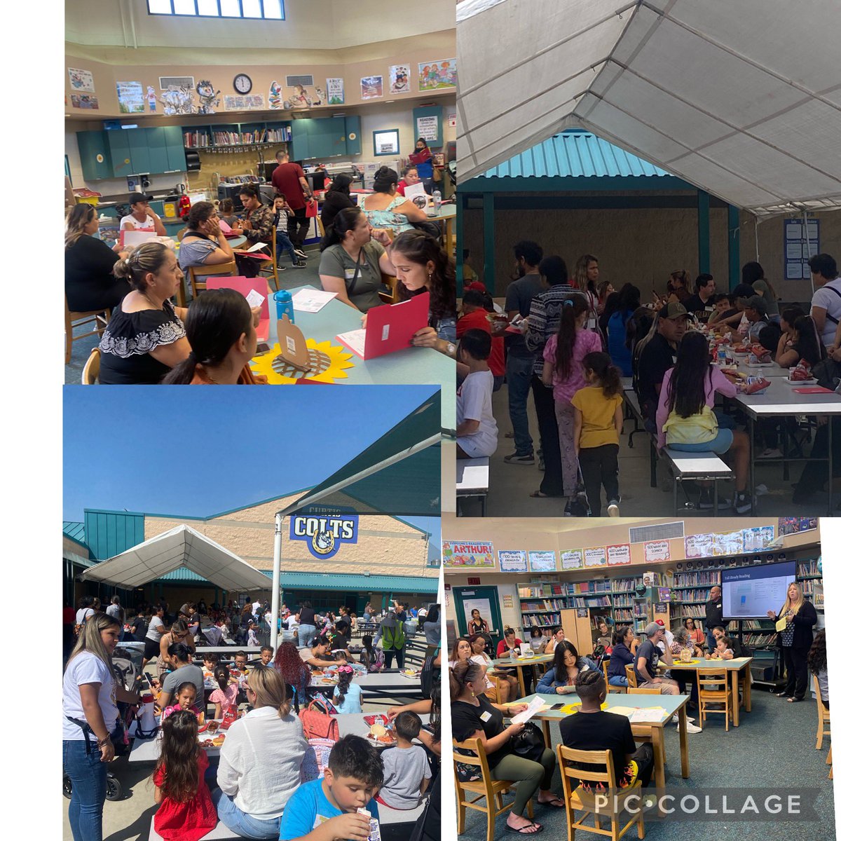 What an amazing day we had last Thursday for Curtis Data Day and barbecue.  We had over 350 parents show up and show out!  Every parent received a copy of their child’s iReady reading and math diagnostic results and given strategies to assist  &amp; eat lunch with their child.