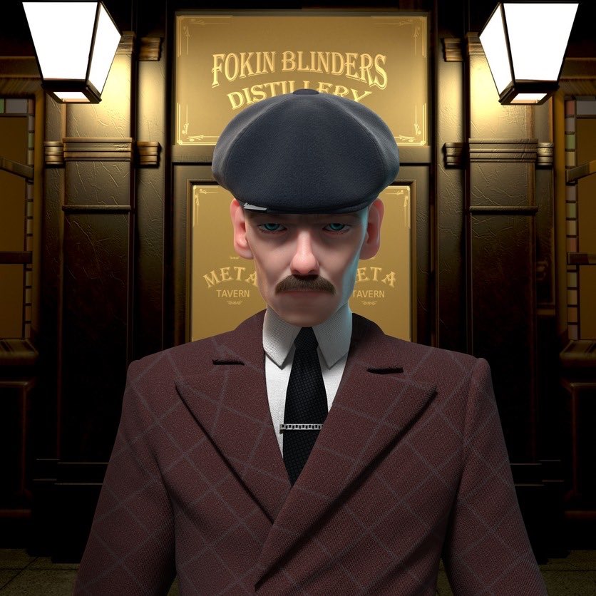 Damien53693928's tweet photo. @cozypront @lagaleriedesNFT is still worth the waitlist and being whitelisted #DontFokWithTheBlinders https://t.co/Votn8aMYse
