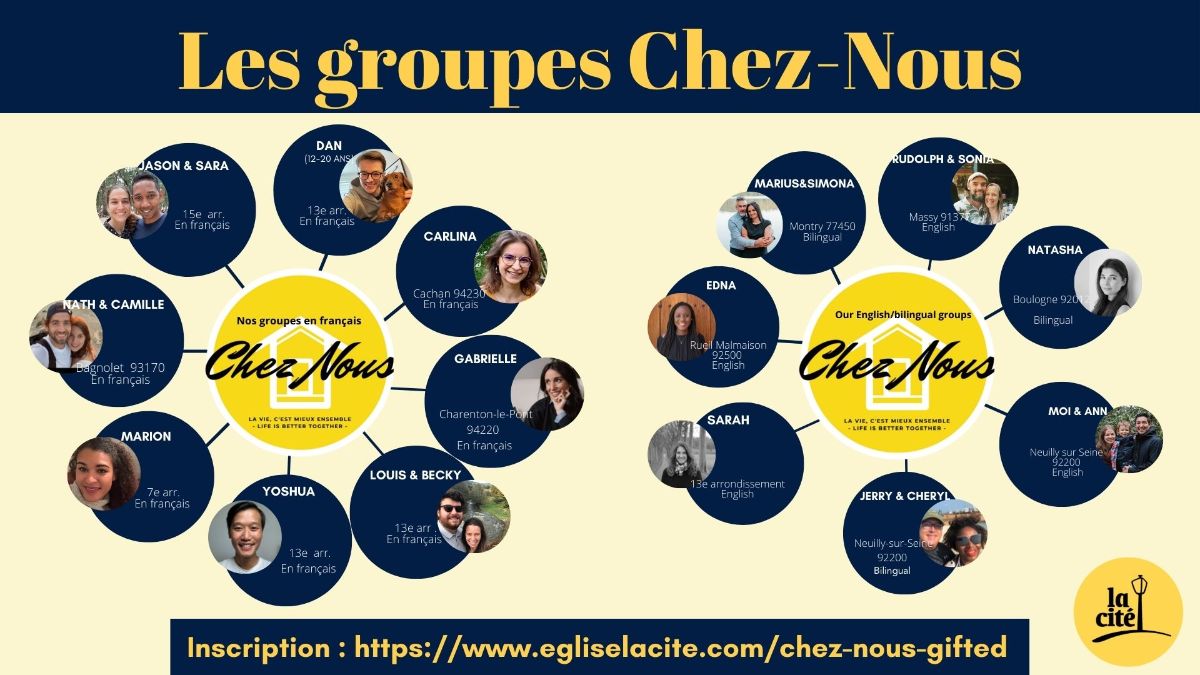 egliselacite's tweet photo. La vie, c'est mieux ensemble - rejoins un des nos petits groupes Chez-Nous - https://t.co/ntqj4RvvYO https://t.co/SvgTM4p3na