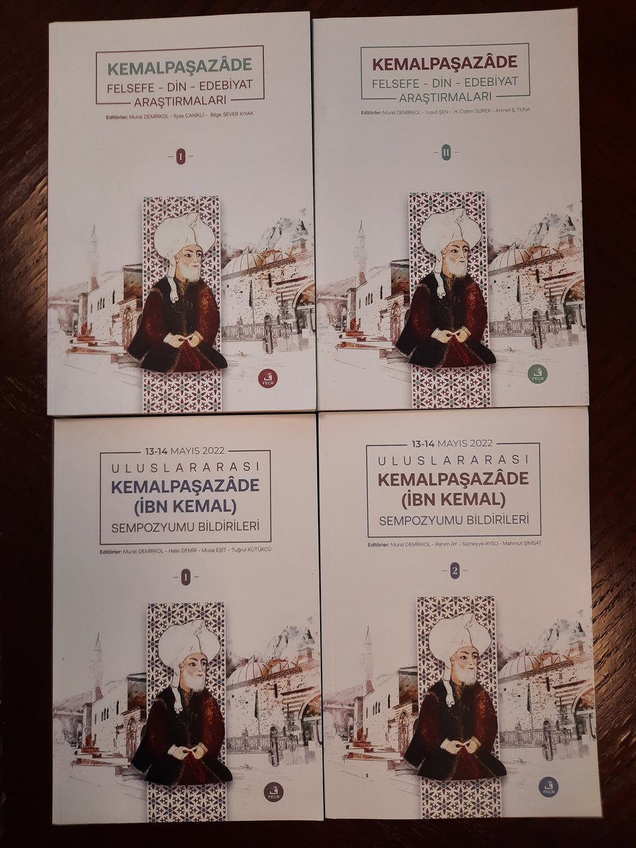 Prof. Dr. Murat Demirkol'un düzenlediği Uluslararası Kemal Paşazade Sempozyumu'na sunulan 120 bildiri 4 ciltlik kitap halinde yayınlandı.
Arzu edenler kitaba İnternet ortamında da ulaşabilirler.