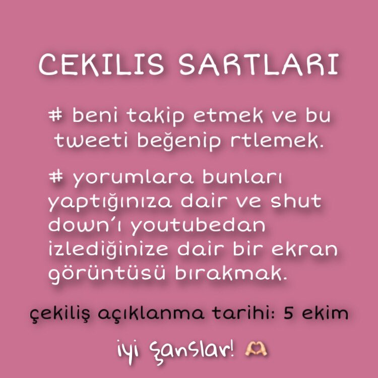 🖤 ÇEKİLİŞ 💗

1 kişiye blackpink born pink rose ver. digipack albüm hediye etmek istiyorum. 🙇🏼‍♀️