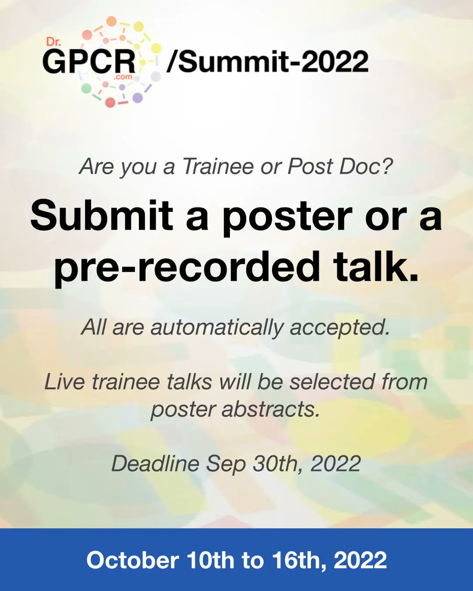 🎆We're excited to announce an inaugural live talk for our virtual Dr. GPCR Summit. Dr. <a href="/yaminaberchiche/">Yamina Berchiche</a> our amazing founder and CEO will be showcasing the Ecosystem! Explore our schedule by registering to the Ecosystem, it’s free!
➡️bit.ly/3Lj6xCa
#gpcr #drgpcr