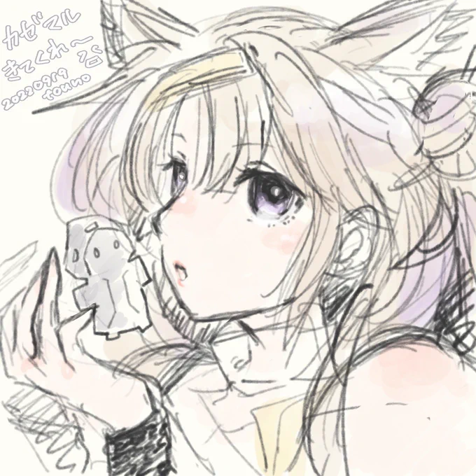 描いたら出る教でフィアメッタ来たからカゼマルも来るはず…!