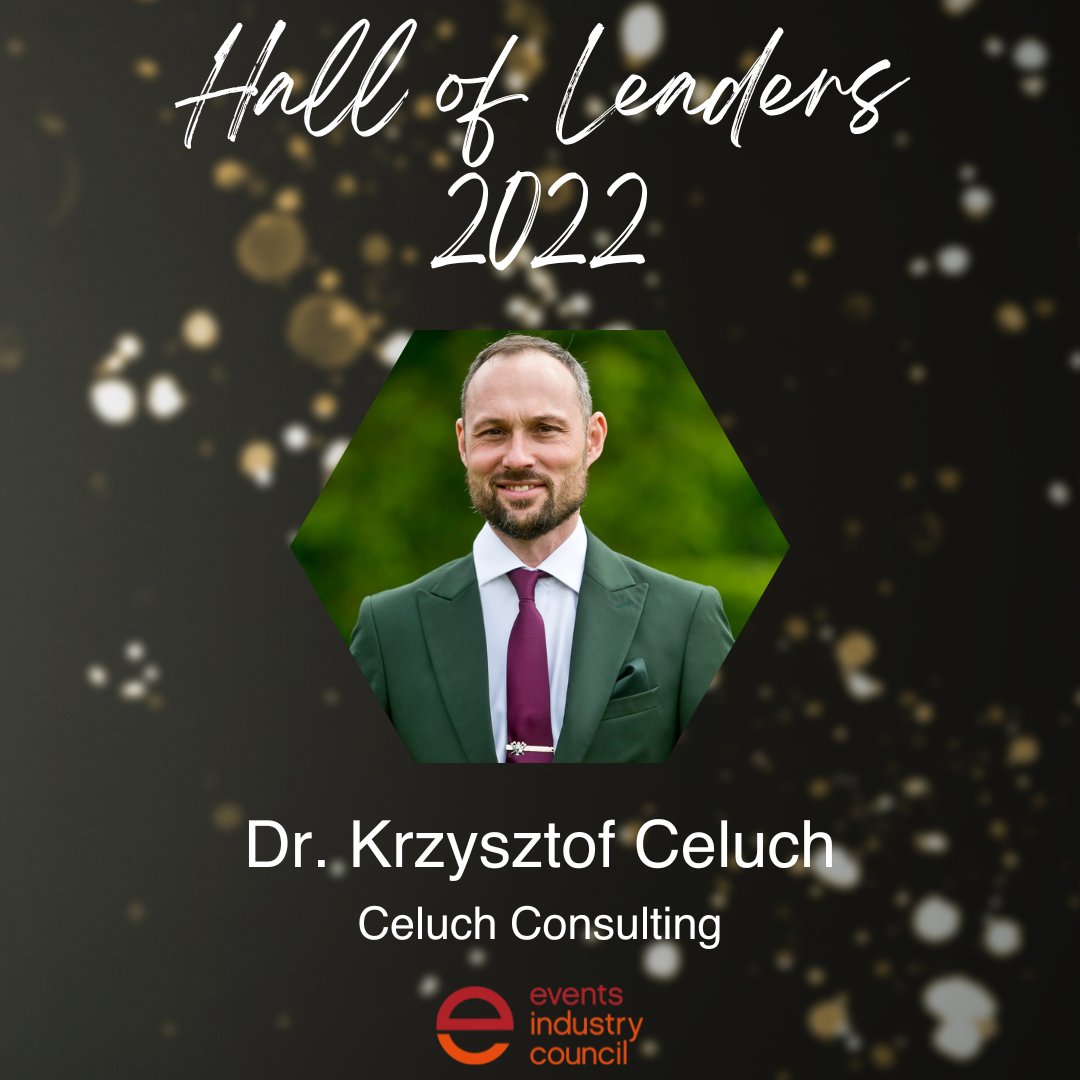 Congratulations to <a href="/kceluch/">Krzysztof Celuch</a> Celuch Consulting who will be inducted into the Hall of Leaders this year. Join us to celebrate the achievements of Krzysztof and our other winners at the #GlobalAwardsCelebration at <a href="/AriaLV/">ARIA Las Vegas</a> on 10 Oct - bit.ly/3bZtLQr #IMEX22
