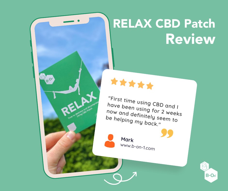 What do you use CBD for? 🤔

Glad we could help Mark! That's one brilliant thing about using a patch, you can place it anywhere.
b-on-1.com/products/cbd-p…