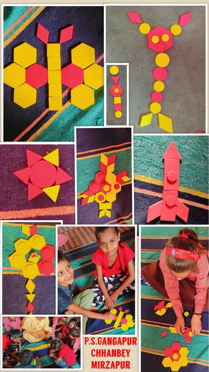 Teacher_Shivani's tweet photo. Pattern activities give kids a hands-on way to practice and demonstrate their #skills. Since itโs hands-on, itโs engaging for kids, helping to keep learning fun and exciting.๐
#patternmaking #funlearning
#shapeactivity @shikshansamvad @divyamittal_IAS https://t.co/SVBFTlrJKI