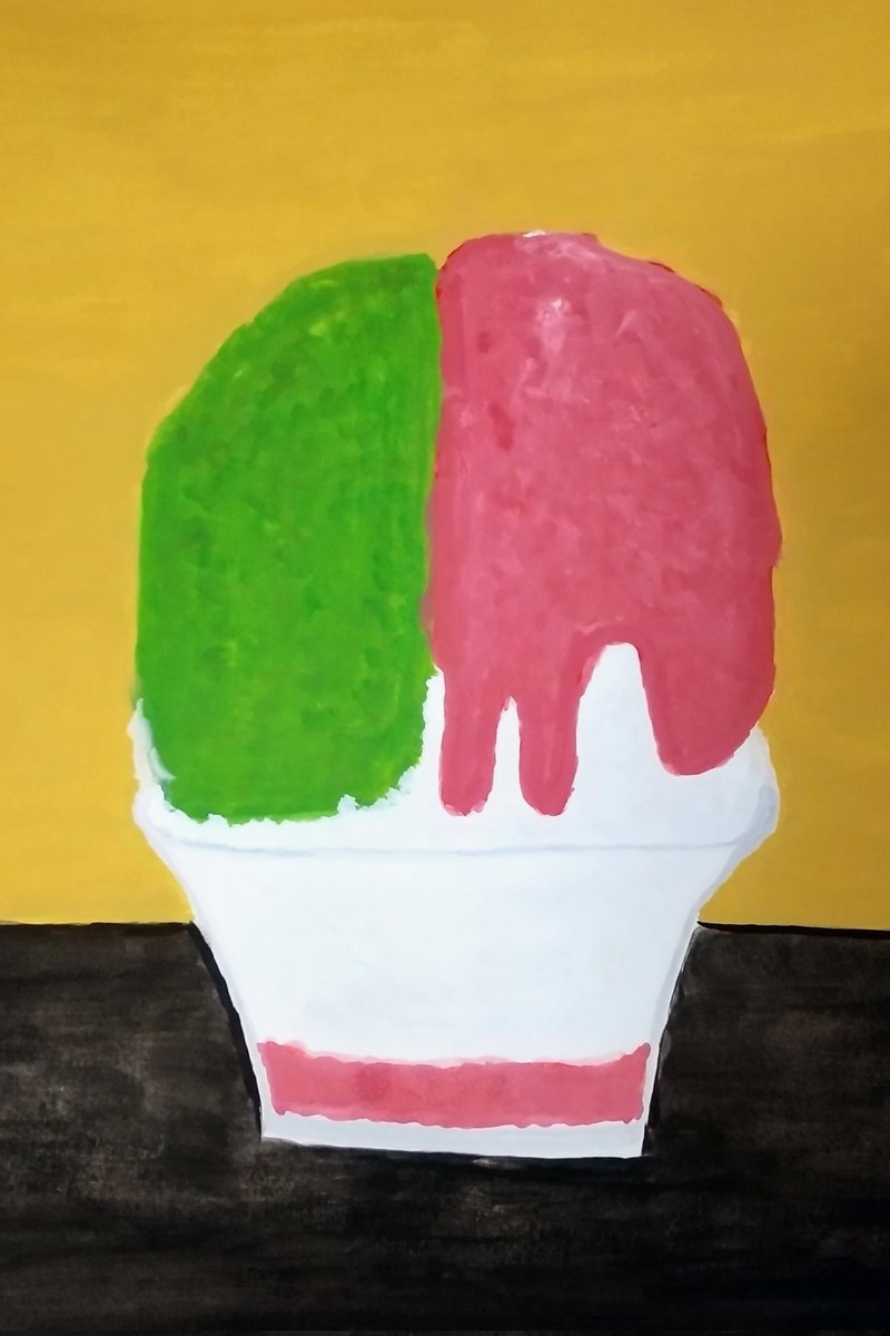 TokimuraJ's tweet photo. shaved ice
-
acrylic on paper

#acrylicpainting #shavedice https://t.co/qH2XV39YFL
