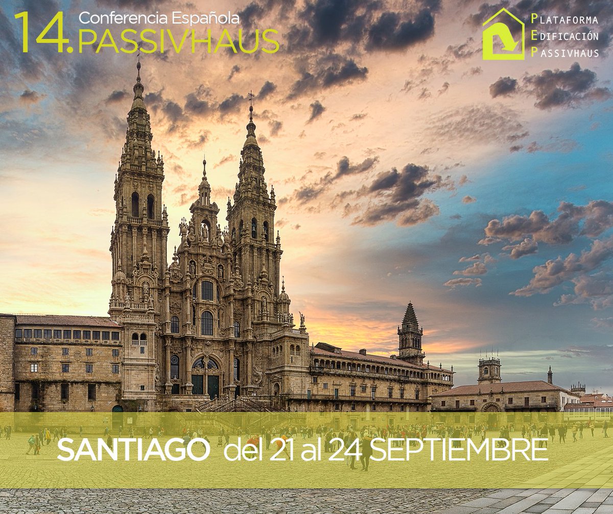 VekaIberica's tweet photo. Un año más, VEKA estará presente en la 14ª edición de la Conferencia Española Passivhaus, que este año tendrá lugar en Santiago de Compostela, del 21 al 24 de Septiembre.
Estaremos en la zona de exposición, stand número 9, compartiendo soluciones y experiencias.

@PlataformaPEP https://t.co/Bl9XRhg5pR