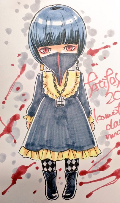 お隣りブースのお人形のような
女子を描かせていただきました。
#フェチフェス20
#コミック似顔絵
世界観がしっかりしている女子は
よいね〜 