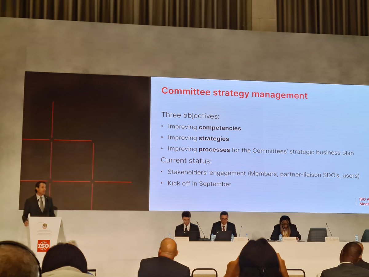 SABSApproved's tweet photo. @SABSApproved represented by @SadhvirB in current @isostandards #DEVCO asking questions regarding incorporations of #climate issues and #DigitalTransformation and #SMARTdeliverables in #developing of international #Standards https://t.co/bJZp9TfMkX