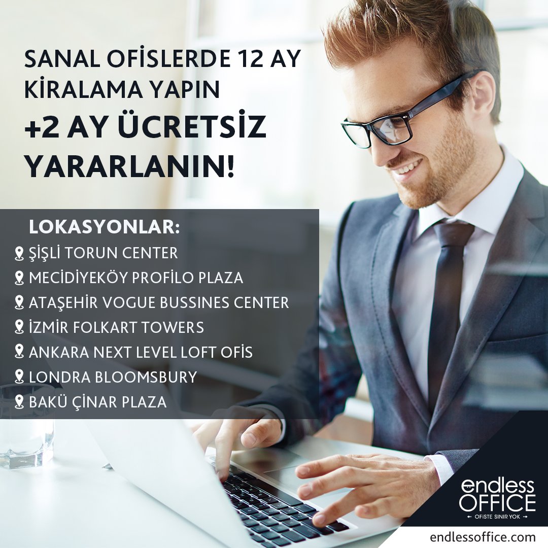 EndlessOffices's tweet photo. Sanal ofislerde ekstra 2 ay ücretsiz sizi bekliyor! 12 ay #sanalofis kiralaması yapan müşterilerimize 2 ay da bizden! Ofisinizi şimdi şehrin en prestijli konumlarına taşıyın, benzersiz sanal #ofisçözümlerimizle markanıza değer katın.

Bizimle iletişime geçin, fırsatı kaçırmayın. https://t.co/IgZhKE4I4Q