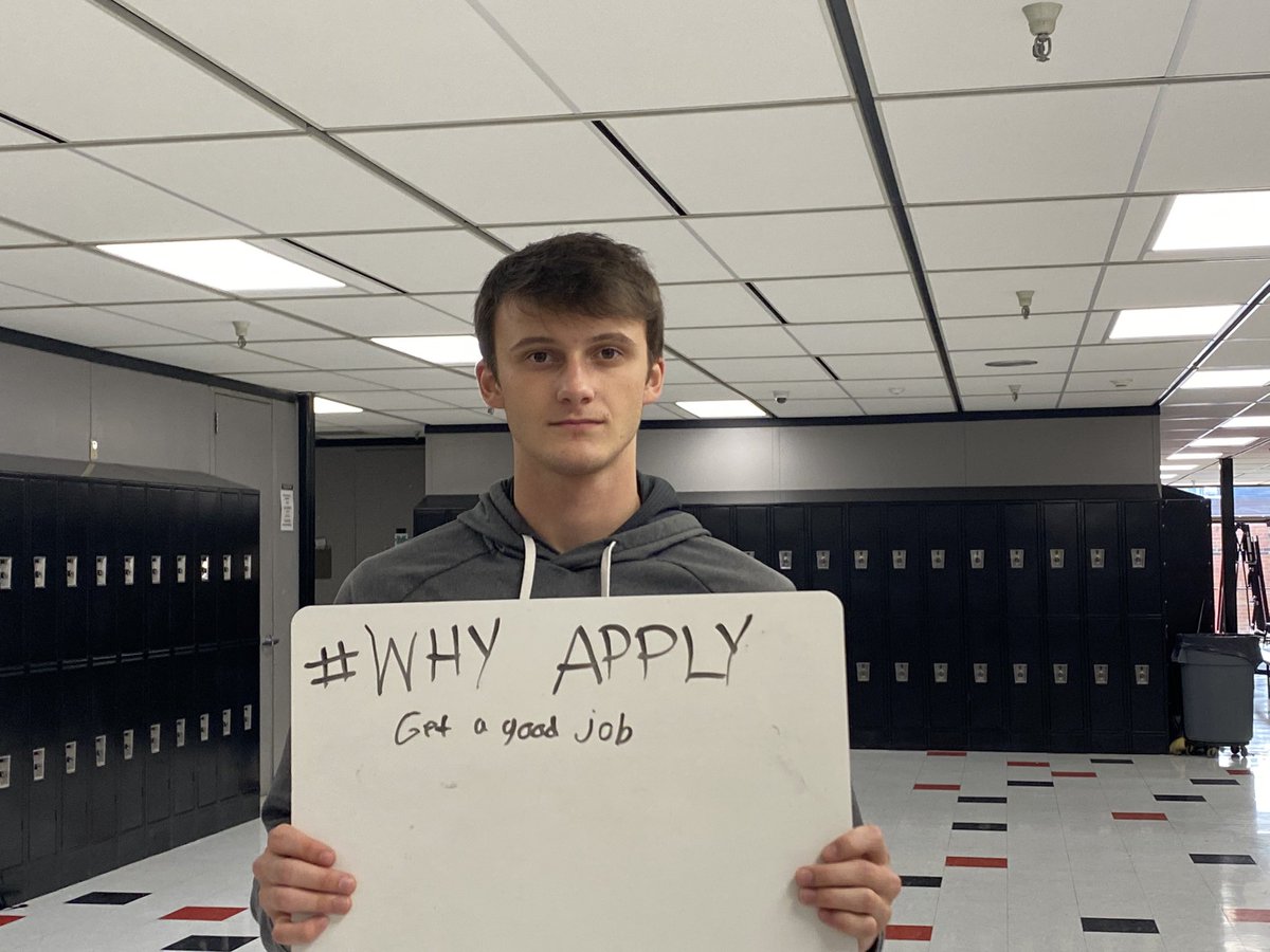 WebsCoSchool's tweet photo. WCHS students think about their future with  support from #WVGEARUP on #whyapply day https://t.co/AVUqhRkwMm